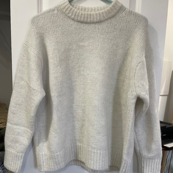 Zara Sweaters Zara Cream Sweater Poshmark